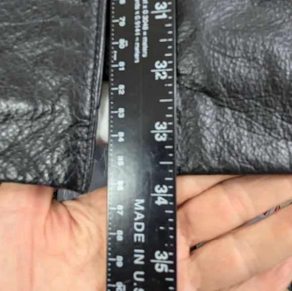 PELLE PELLE 1980s Vintage Leather Jacket Suede Shoulders/Cufffs LargeBag 10